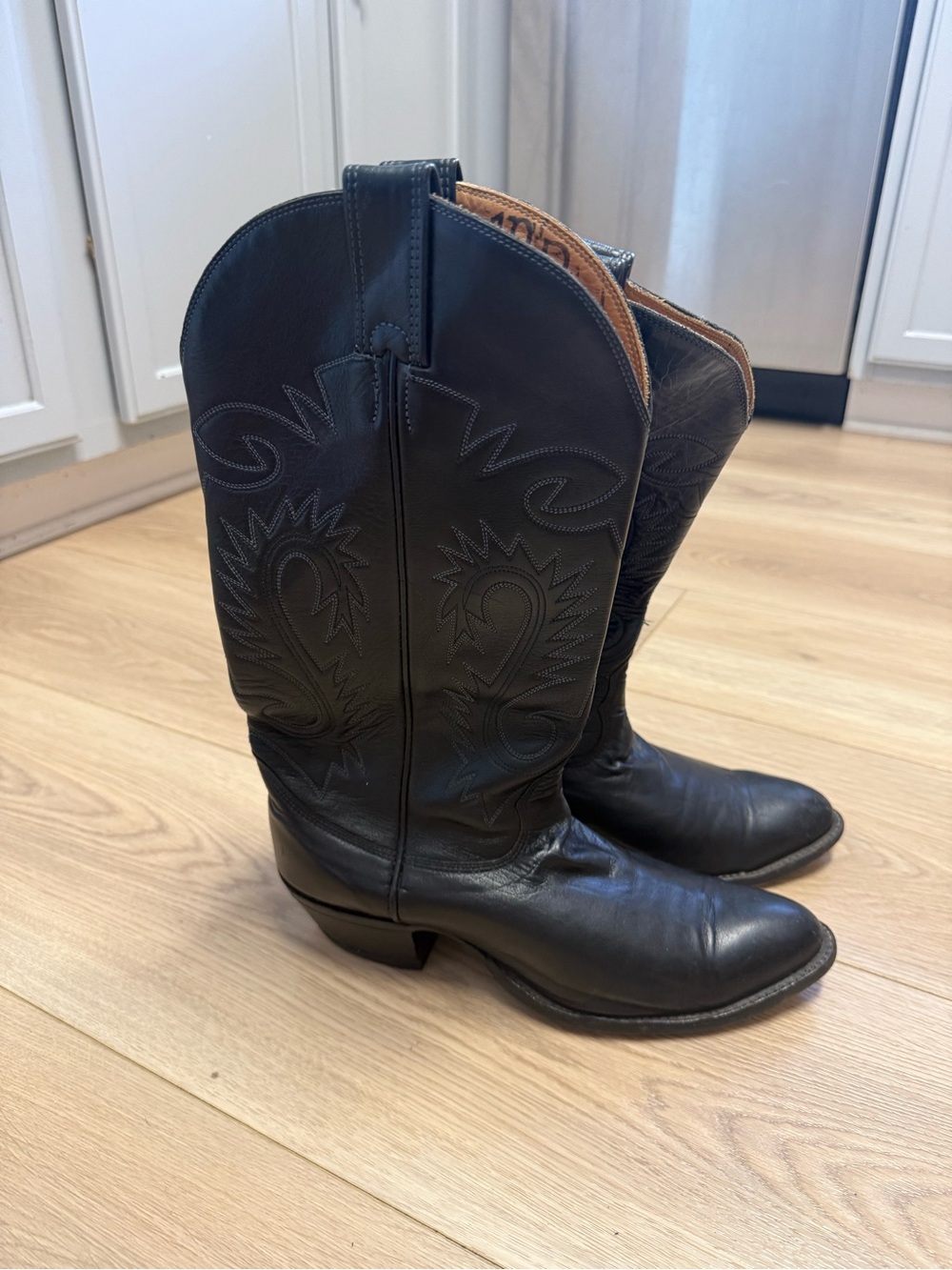 Vintage Alberta Boot Company Harlan Black, western boots Men’s size 10D
